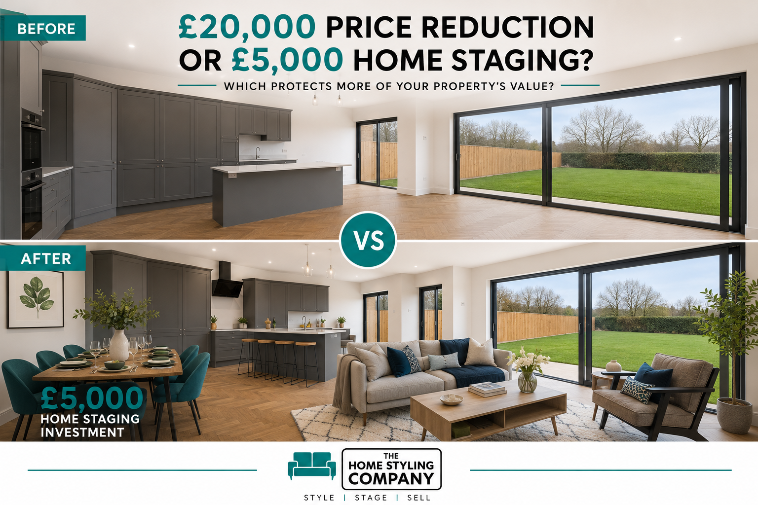 Is It Better to Drop My Property Asking Price by £20,000 or Spend £5,000 on Professional Staging?
